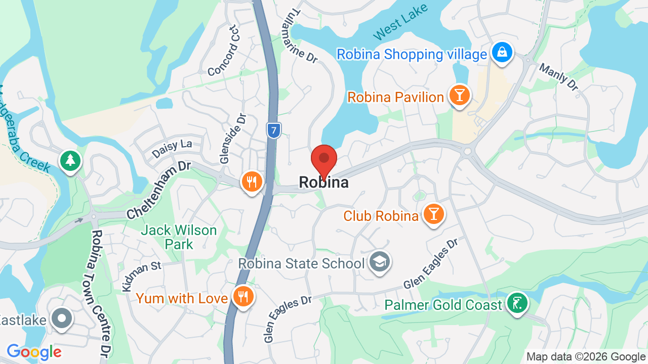 Map showing Address available on request, Robina