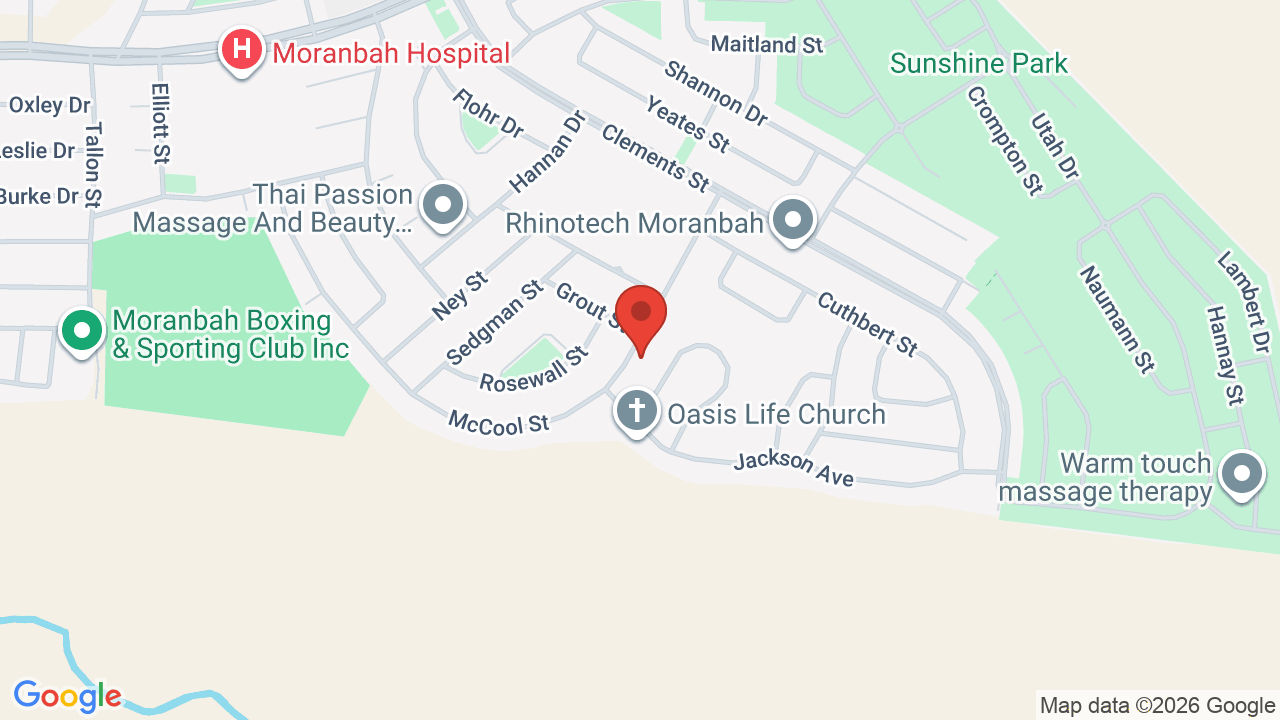 Map showing 100 MCCOOL Street, Moranbah, QLD, 4744